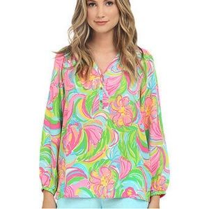LILLY PULITZER | Elsa Top | 100% Silk